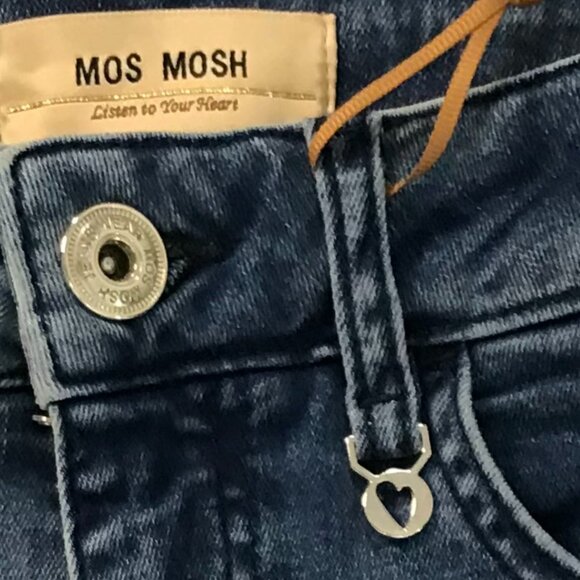 Mos Mosh Vice Blue Jeans - Size 27 - Slim Fit - NWT- Medium Blue - Picture 8 of 15